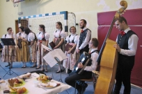 Kapela i część Zespołu Pieśni i Tańca Goleszów