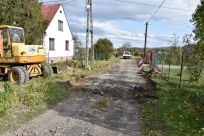 ul. Targoniny w Bażanowicach - w trakcie prac