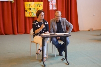Anna Sikora i Jean-Claude Hauptmann czytali w języku polskim i francuskim