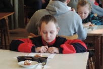 Uczniowie podczas testów