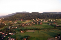 Zdjęcie lotnicze zabudowań Goleszowa