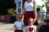 Turystki z Krakowa podczas dożynek