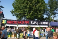 Baner nad stoiskiem LKS Tempo Puńców