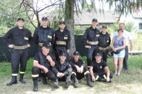 Drużyna z OSP Bażanowice