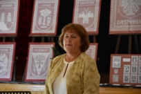 Przywitanie gości przez Prezesa Stowarzysznia - Henrykę Szarzec