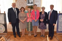 Wójt Gminy oraz Przewodniczący Rady Gminy wraz z rodziną Józefa Golca
