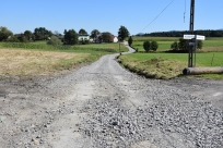 Kozakowice, ul. Biała, w trakcie remontu