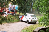 Przed przejazdem przez rzekę w Dzięgielowie