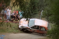 Przed przejazdem przez rzekę w Dzięgielowie