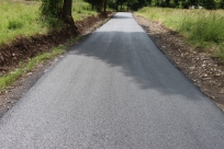 ul. Pod Czantorią z nową nawierzchnią