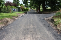 ul. Pod Czantorią z nową nawierzchnią