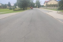 Dzięgielów, ul.Cieszyńska - obok szkoły, fot.UG