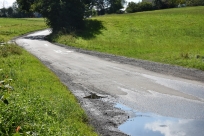 ul. Skowronków w Puńcowie przed remontem