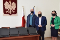 Przekazanie zakupionego, w ramach projektu, sprzętu