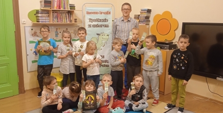 Spotkanie z poetą - PP w Goleszowie