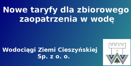 Nowe taryfy wody
