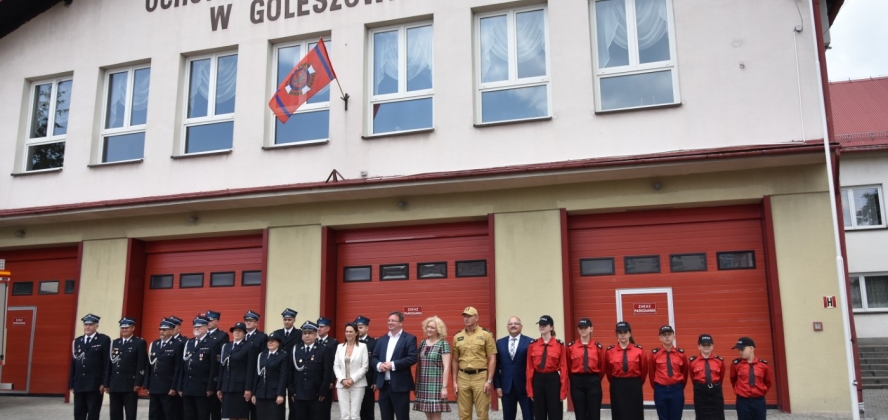 Wizytacja ministra w Goleszowie