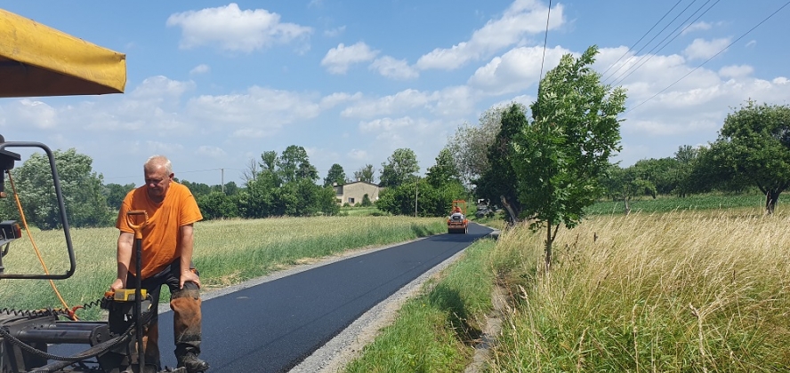 Remont ul. Ogrodowej w Kozakowicach